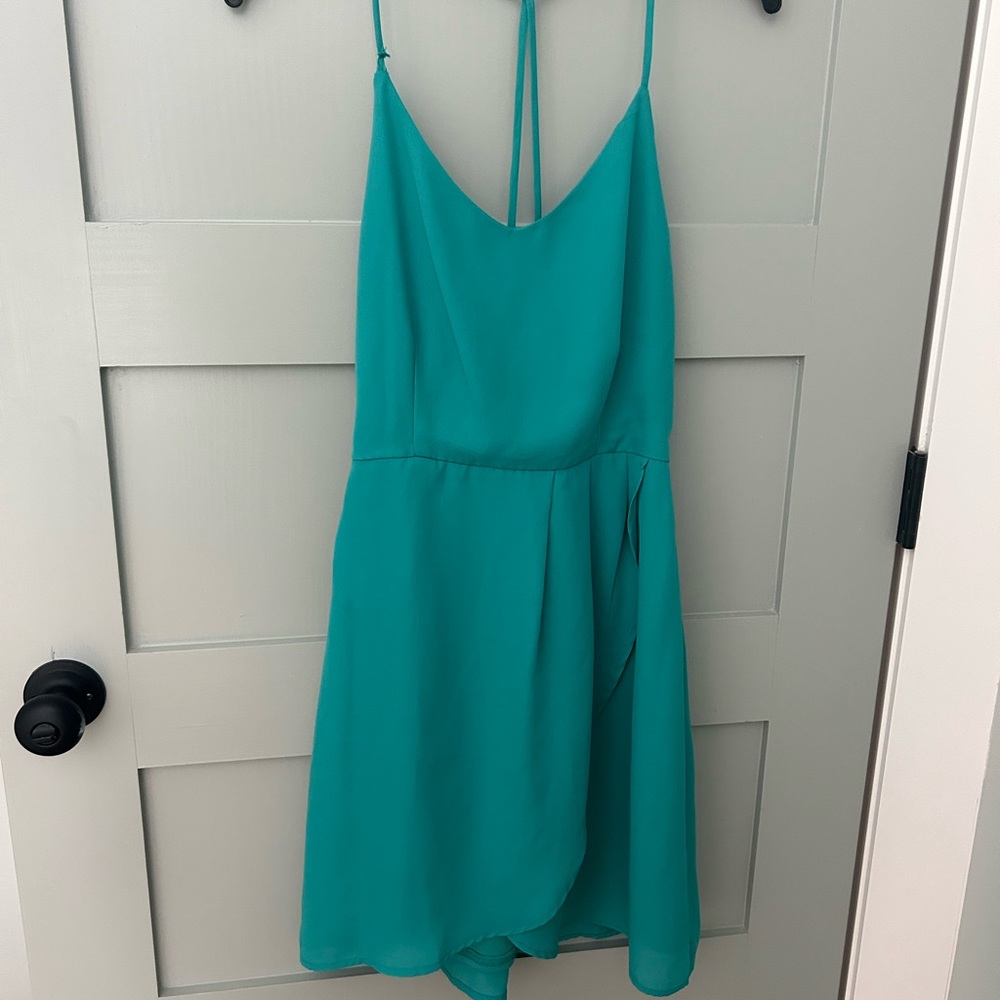 Mini Green Dress Size M